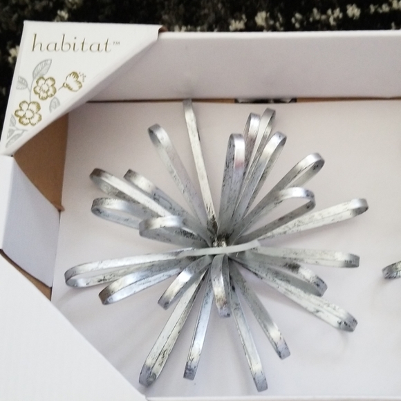 Pewter abstract wall art set of 3. NWT - Picture 2 of 5